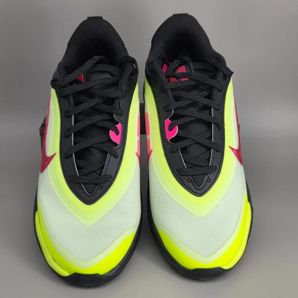 Nike A'One SE GS Basketball Shoes Youth 5.5Y Black Hyper Pink Volt HQ2294-001